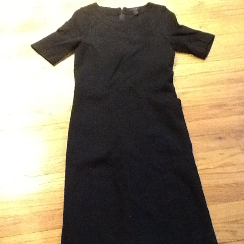 Black Jersey Pencil Skirt Dress